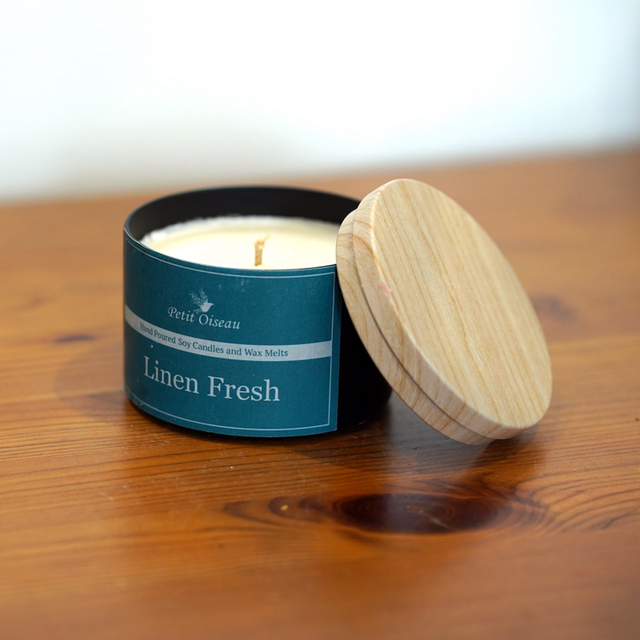 Linen 155g  Soy Wax Candle