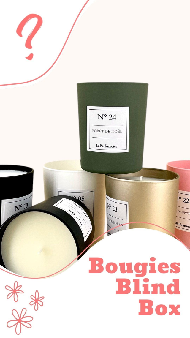 Coffret 6 Bougies &quot;BLIND BOX&quot; 