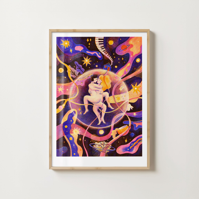 Lovers Fine Art Print