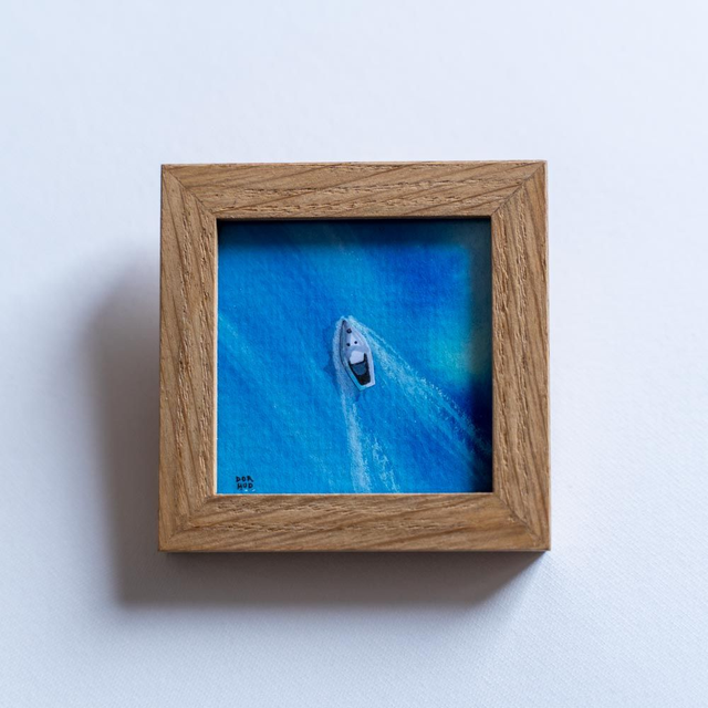 Petit cadre "Échappée"