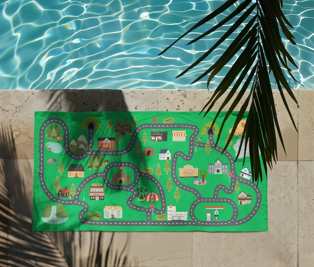 Strandtuch: "Spielteppich"