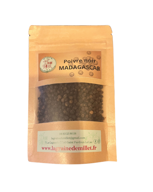 Poivre Noir de Madagascar Grains