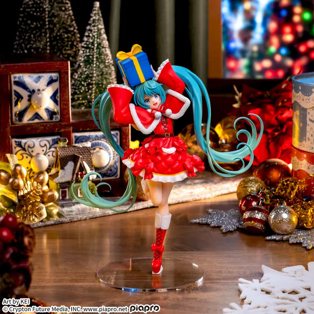 Figurine Hatsune Miku Luminasta Christmas 2024