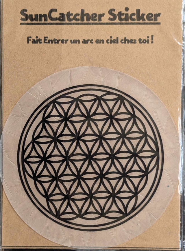 SunCatcher Stickers &quot;Fleur de Vie&quot; 