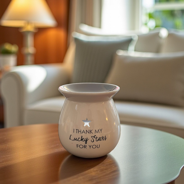 "Thank My Lucky Stars" Tea Light Burner