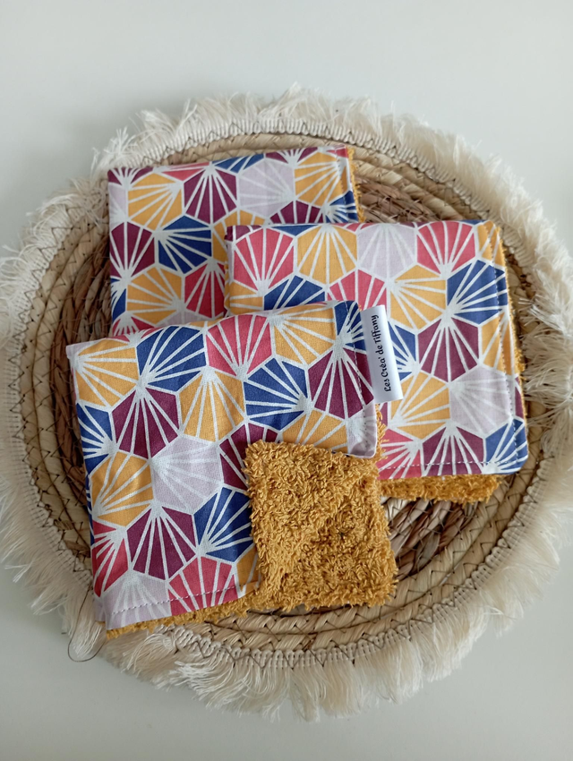 Essuie tout lavable 3 feuilles.