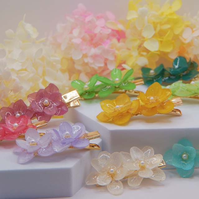 Libelle Hydrangea Hair Clip