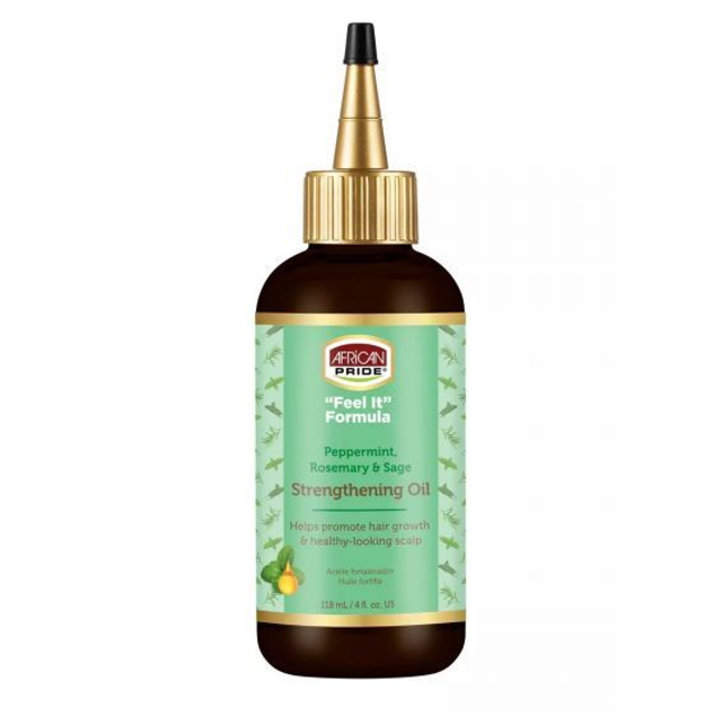 African Pride Feel It Formula Hair Strengthening Oil 4oz