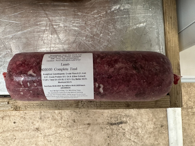 Birmingham Raw - Lamb Complete Feed