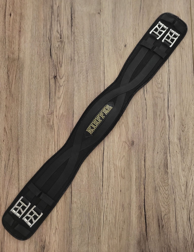 Sangle de dressage KIEFFER Air-Tex – 80 cm – Noire – Occasion TBE