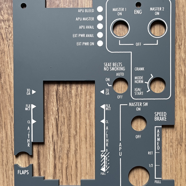 HOTAS Warthog Custom Faceplate
