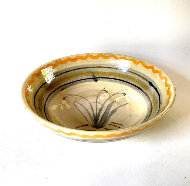 JBS24 Snowdrops medium bowl approx 25cm by James Burnett Stuart