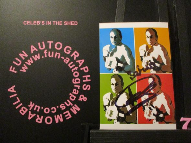 Azran 'Casanova' Qasid Authentic Autographed 6x4 Pop Art Limited Edition (7)