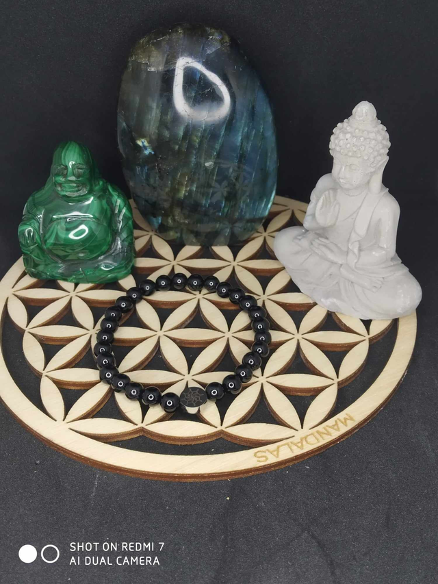 Bracelet Tourmaline noire 6mm