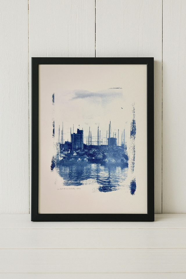 Le Port de La Rochelle N°1 - Format A3, Sans Cadre