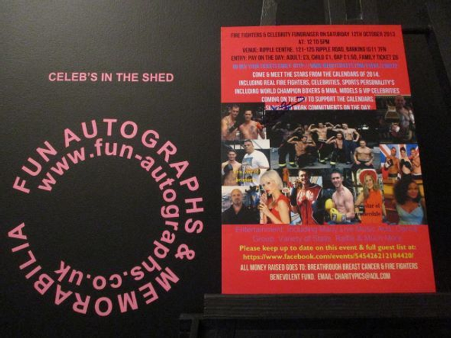 Dickie Sheehan Authentic Autographed 7x5 Flyer