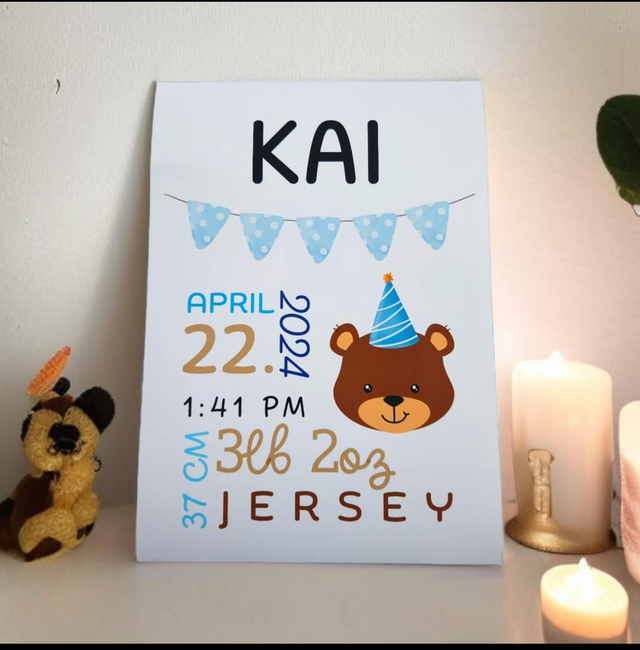 ✨ Bright Beginnings – Teddy (Blue)🧸