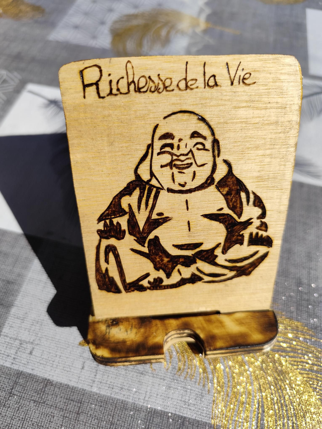 SUPPORT DE CHARGE TÉLÉPHONE BOUDDHA