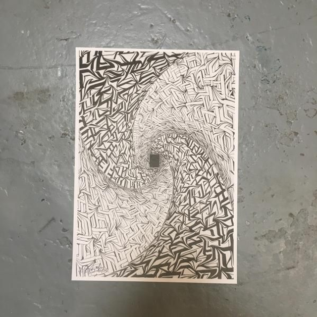 ASTRO - Risographie - A3 - 50ex - Signé