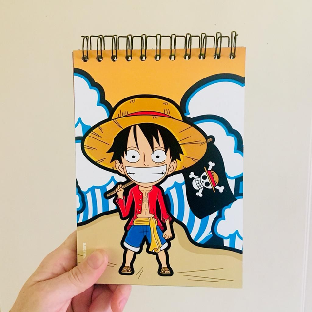 Croquera A5 hojas blancas Luffy