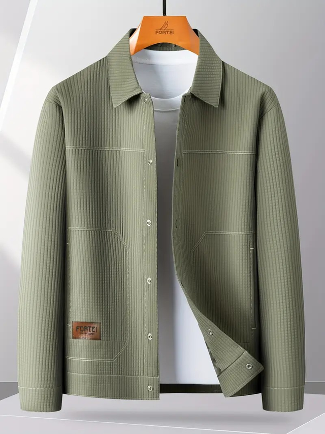 Men's FORTEI Casual Plaid Jacket