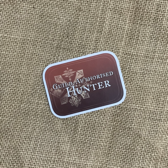 Guild Authorised Hunter Sticker