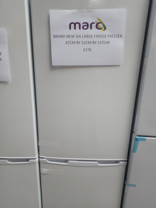 New Sia Large Fridge Freezer 