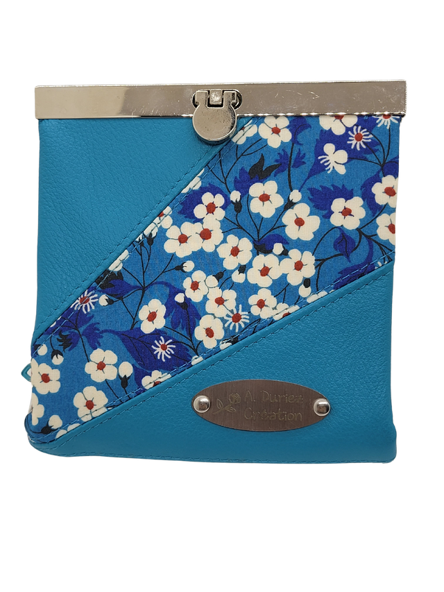 Petit Porte Cartes cuir et Liberty of London