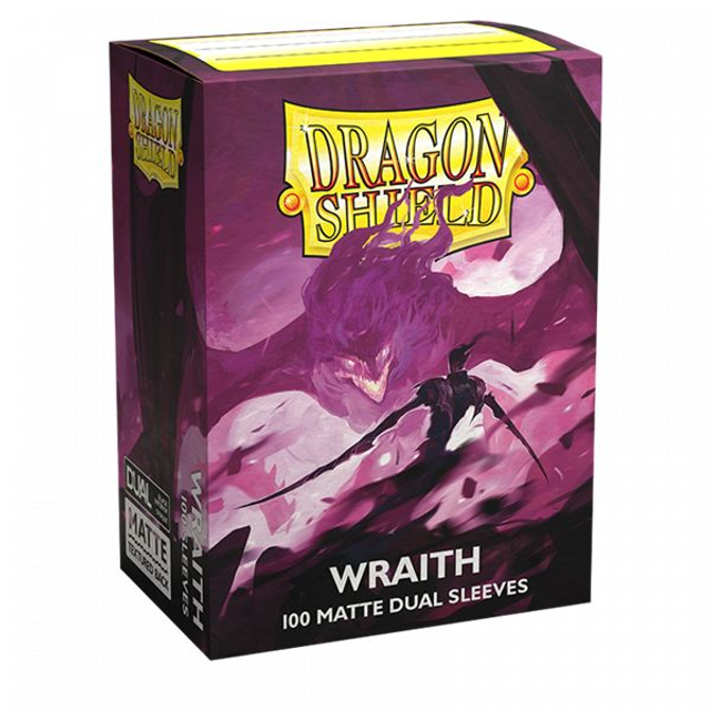 Dragon Shield - Dual Matte Standard Size Sleeves 100pk - Wraith