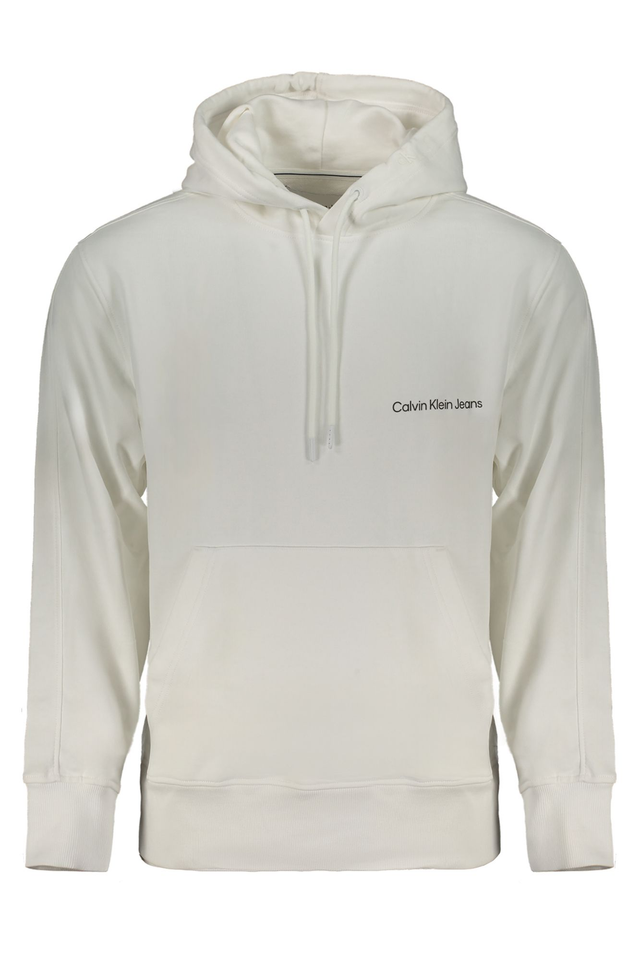 CALVIN KLEIN FELPA SENZA ZIP UOMO BIANCO
