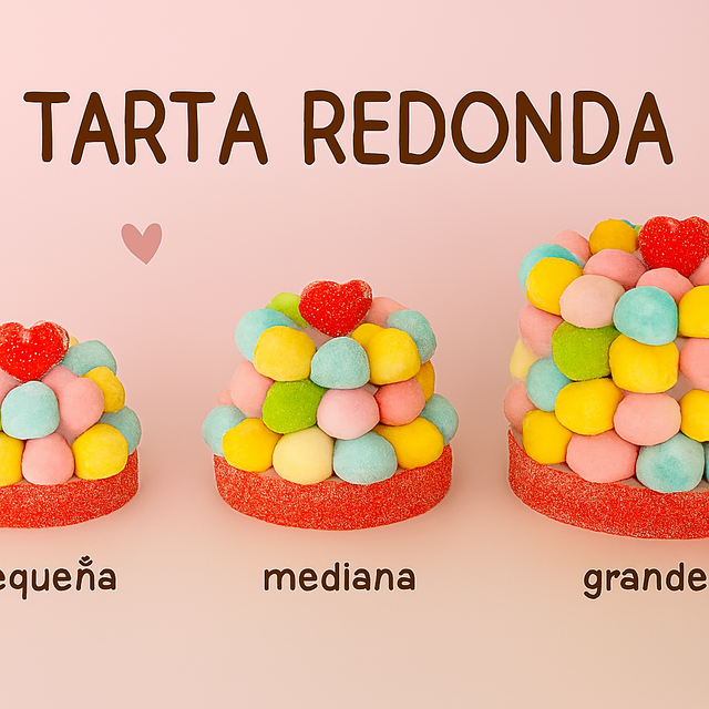 “Fiesta Redonda” – Tarta de chuches