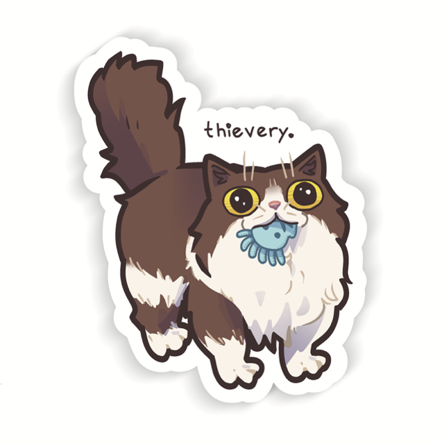 Thievery sticker