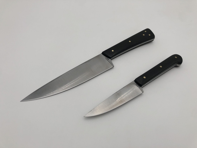 Duo de couteaux de cuisine - Éminceur et office