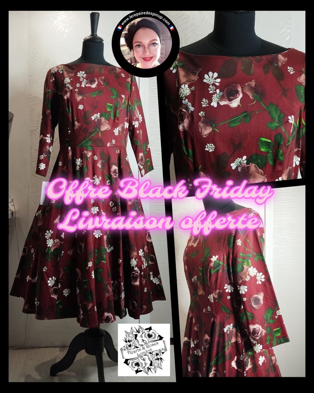 Robe Hearts & Roses Francis Floral Swing T44/48