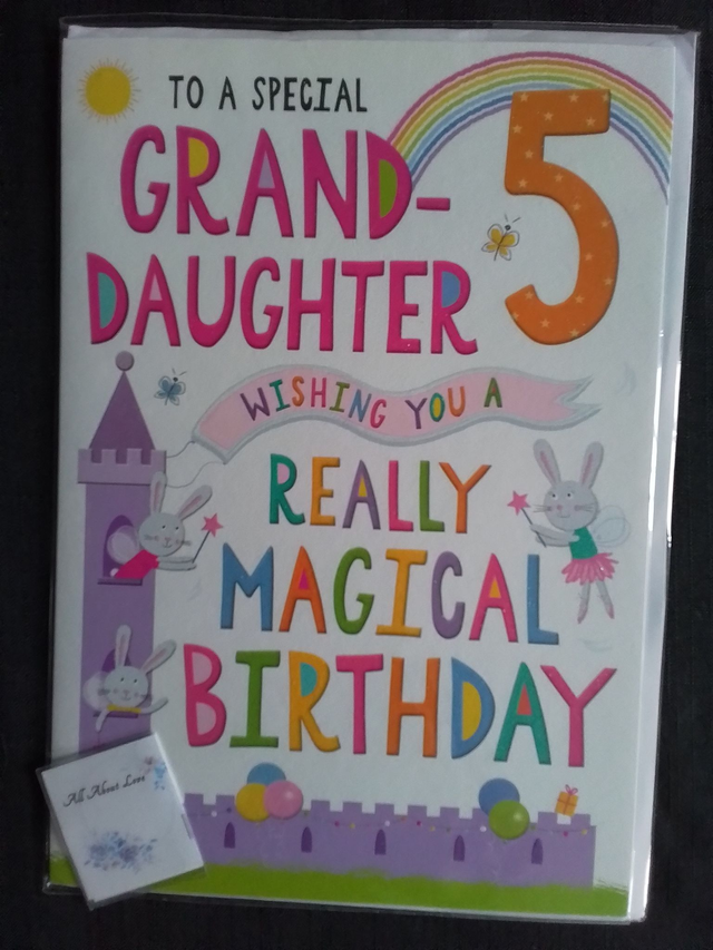 5th Birthday Card