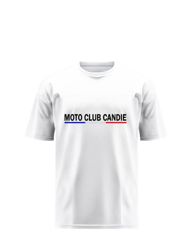 T-shirt blanc Moto Club Candie