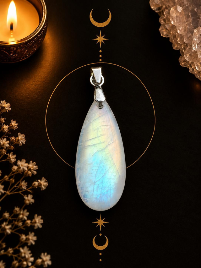 Pendentif Pierre de lune