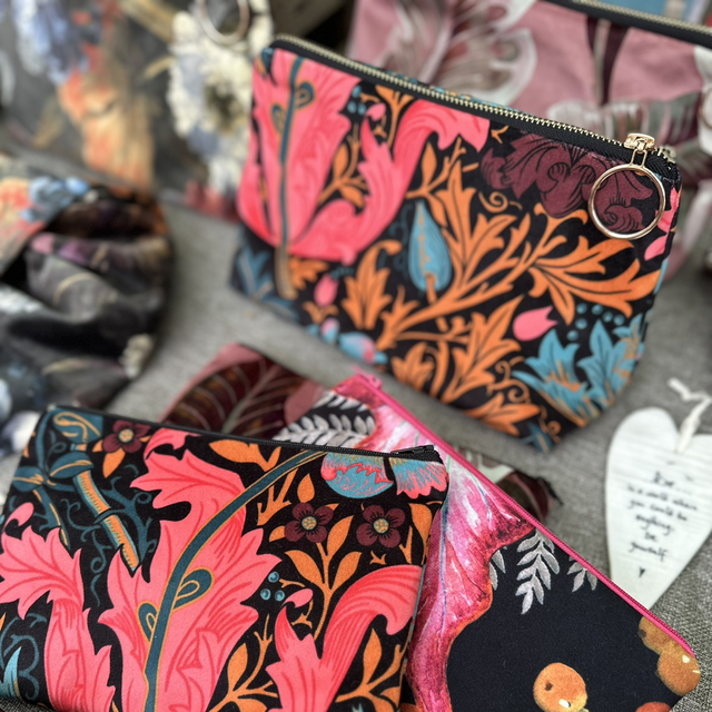 Handmade "William Morris" large bag