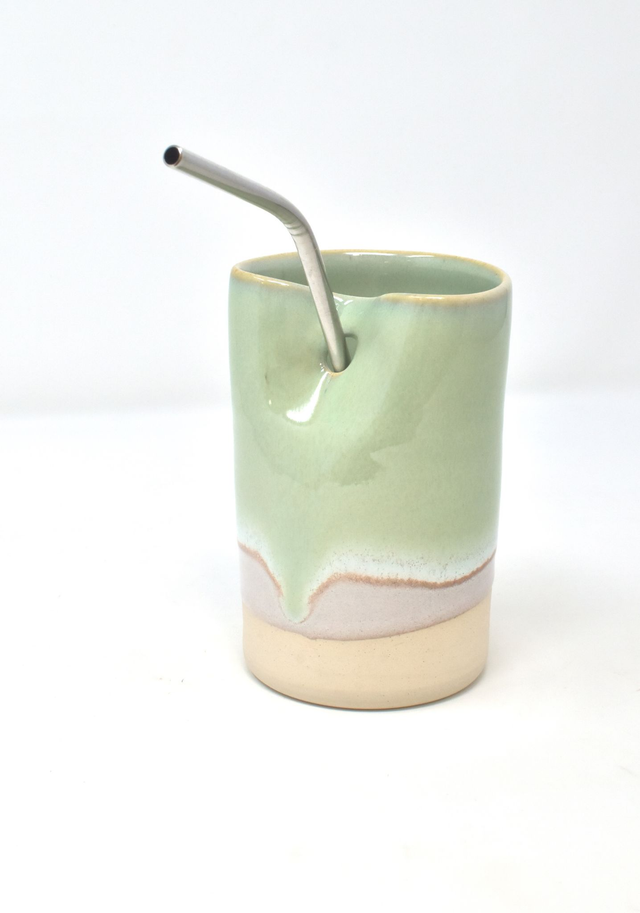 Straw Tumbler Coastline Green