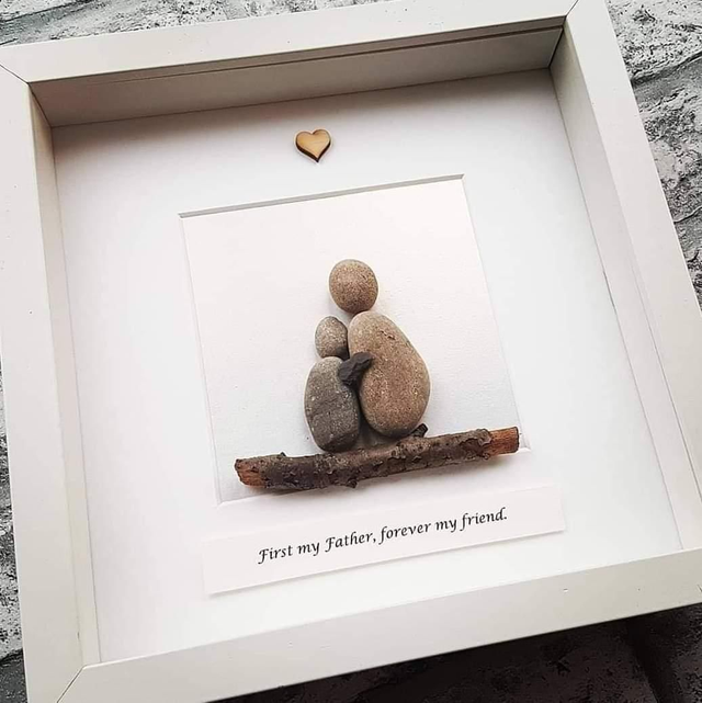 First My Mother, Forever My Friend pebble picture 