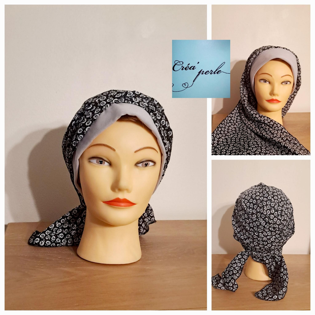 Turban foulard pour chimio