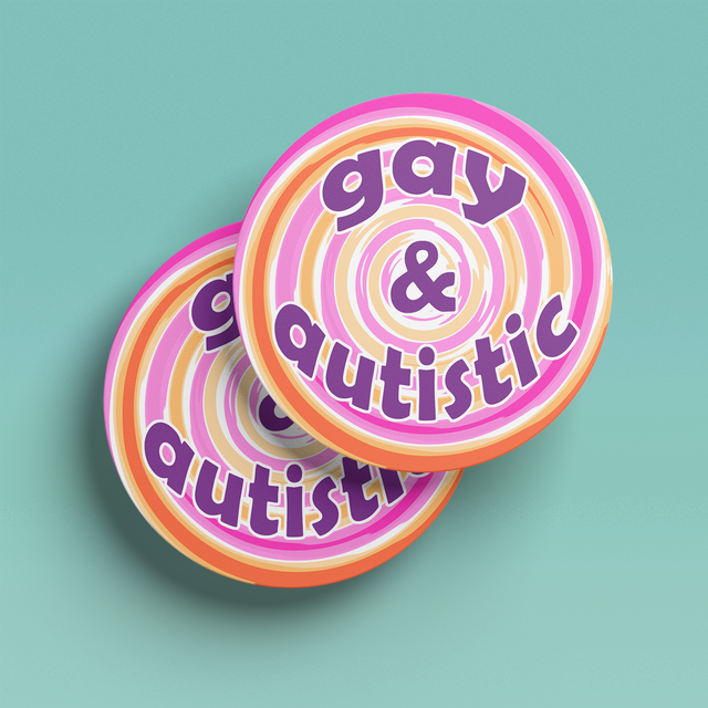 Gay &amp; Autistic Lesbian Coaster