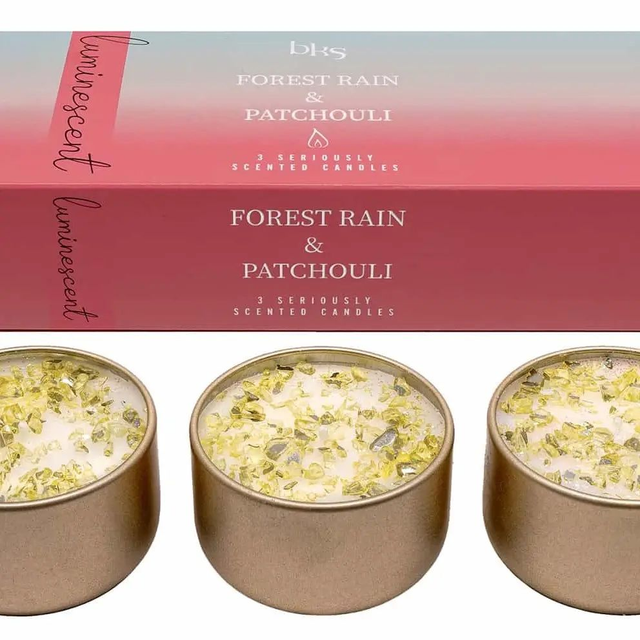 Luminescent Three Lites - Forest Rain & Patchouli