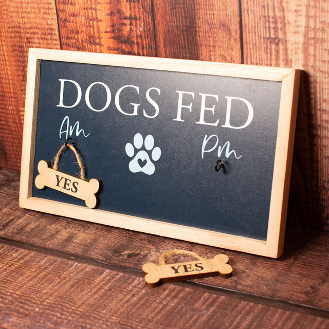 Dogs Fed Sign