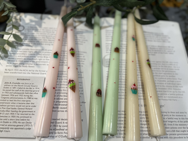 Hand painted dessert collection 