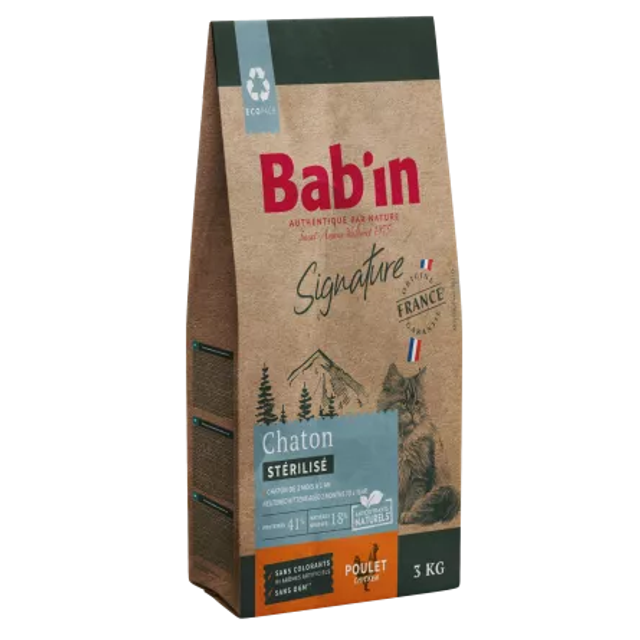 Bab’in Signature Chaton Stérilisé – Poulet