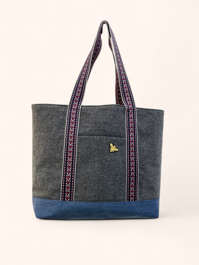 Cabas Essentiel - Laine Grise