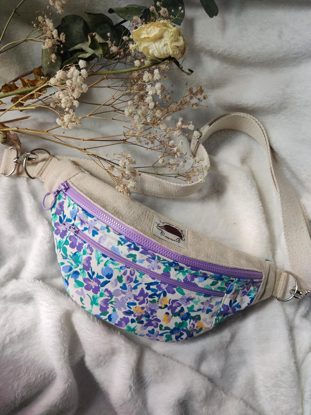  Sac banane Taille M "Pensée"