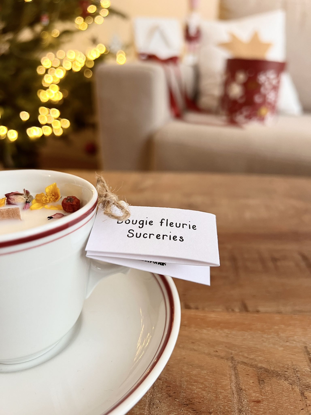 đ Bougie Sucreries - tasse Ă cafĂ© "double liserĂ© bordeaux" avec sous-tasse