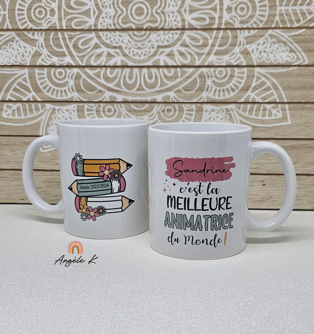 Mug thème crayons